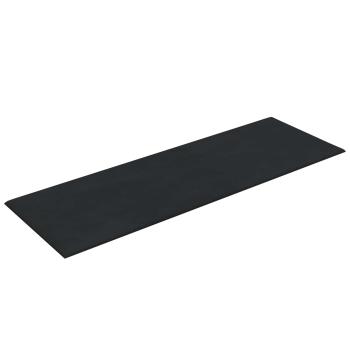 Wandkopfteilen 12 Stk. Schwarz Samt