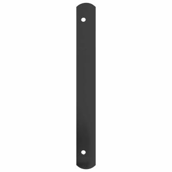 Fenstergitter 76 x 30 cm Pulverbeschichteter Stahl Schwarz