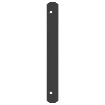 Fenstergitter 176 x 30 cm Pulverbeschichteter Stahl Schwarz