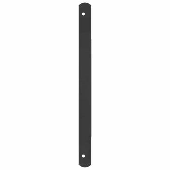 Fenstergitter 116 x 45 cm Pulverbeschichteter Stahl Schwarz