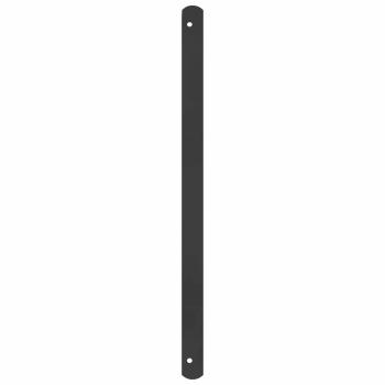 Fenstergitter 115 x 60 cm Pulverbeschichteter Stahl Schwarz