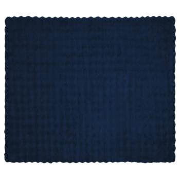 Rutschfeste Decke aus Kunstkaninchenfell Olite Marineblau