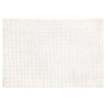 Rutschfeste Decke aus Kunstkaninchenfell Olite Weiß Polyester