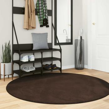 ARDEBO.de - Mittlerer Flor weicher und waschbarer Teppich HUARTE Braun