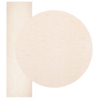 Mittlerer Flor weicher und waschbarer Teppich HUARTE Beige
