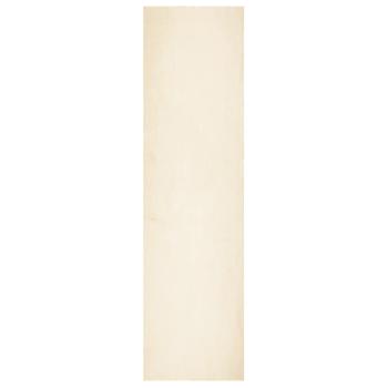 Mittlerer Flor weicher und waschbarer Teppich HUARTE Creme