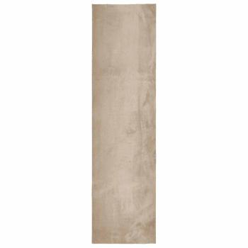 Mittlerer Flor weicher und waschbarer Teppich HUARTE Sand