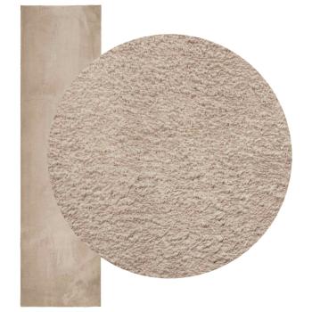 Mittlerer Flor weicher und waschbarer Teppich HUARTE Sand