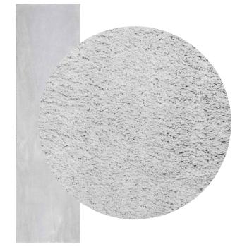 Mittlerer Flor weicher und waschbarer Teppich HUARTE Grau