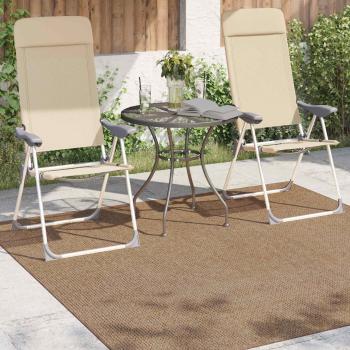 Bereichsteppiche Quadratisch AGIRA Natur 120 x 120 cm Polyester