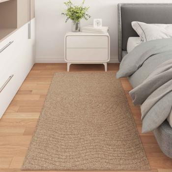 ARDEBO.de - Innen- und Außenteppich AGIRA Natur 150 x 80 cm Polyester