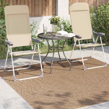 Innen- und Außenteppich AGIRA Natur 200 x 200 cm Polyester
