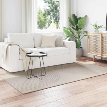 ARDEBO.de - Innenteppich GALATI Creme 170 x 120 cm Polyester