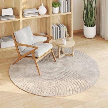 Innenteppich GALATI Beige Ø 200 CM Polyester