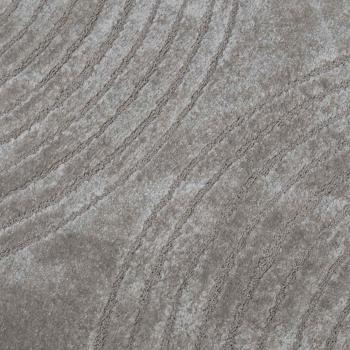 Bereichsteppiche Rund GALATI Grau Ø 120 CM Polyester