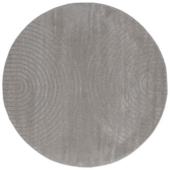 Innenteppich GALATI Grau Ø 160 CM Polyester