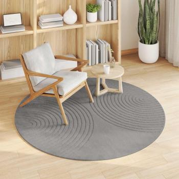 Innenteppich GALATI Grau Ø 160 CM Polyester