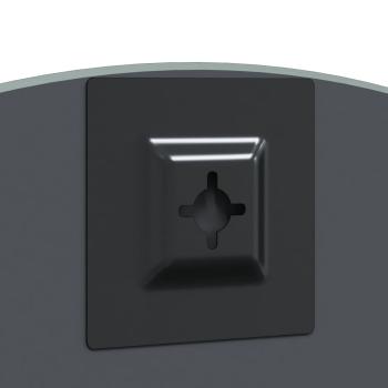 Wandspiegel Rund Ø 50 cm Gehärtetes Glas