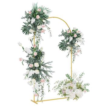 Hochzeitsbogen Gold 100 x 39 x 200 cm Stahl
