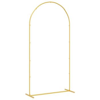 Hochzeitsbogen Gold 100 x 39 x 200 cm Stahl