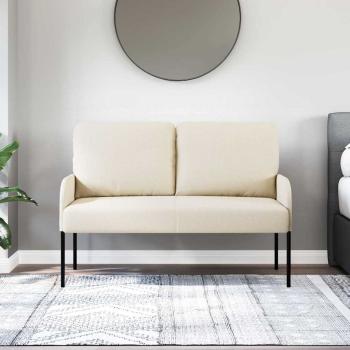 Sofas mit Kissen 110cm Creme Sperrholz