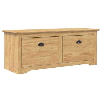 Flurbank BODO Honigbraun 114 x 40 x 50 cm Holzwerkstoff