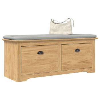 Flurbank BODO Honigbraun 114 x 40 x 50 cm Holzwerkstoff