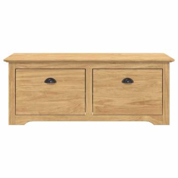 Flurbank BODO Honigbraun 114 x 40 x 50 cm Holzwerkstoff
