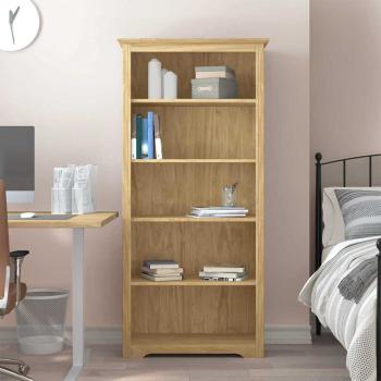 ARDEBO.de - Bücherregal BODO 5 Ebenen 82 x 40 x 173 cm Holzwerkstoff