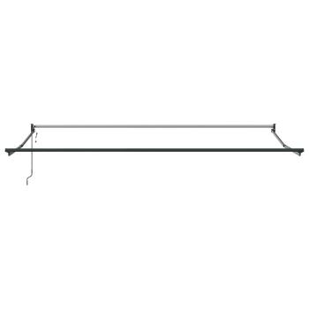Elektrisches Markisenrahmen Anthrazit 4 x 2 m Aluminium