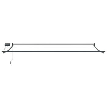 Elektrisches Markisenrahmen Anthrazit 4,5 × 3 m Aluminium