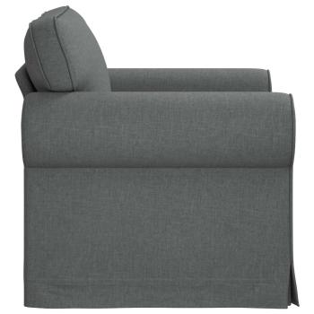 Sofa Dunkelgrau 95 x 82 x 80 cm Stoff