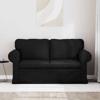 Sofa Schwarz 155 x 82 x 80 cm Stoff