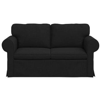 Sofa Schwarz 155 x 82 x 80 cm Stoff