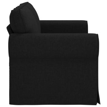 Sofa Schwarz 155 x 82 x 80 cm Stoff