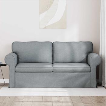 Sofa Hellgrau 175 x 82 x 80 cm Stoff
