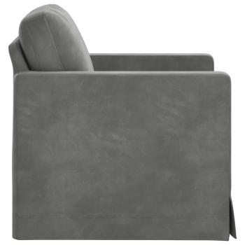 Sofa Dunkelgrau 78 x 78 x 80 cm Samt