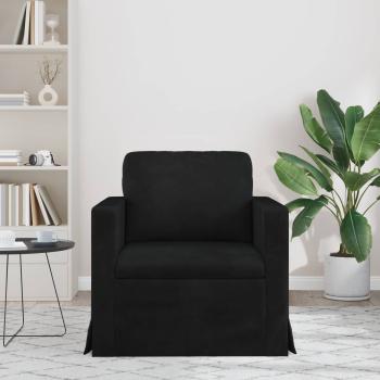 Sofa Schwarz 78 x 78 x 80 cm Samt