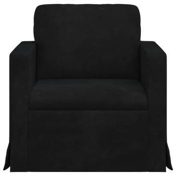 Sofa Schwarz 78 x 78 x 80 cm Samt