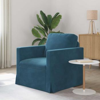 ARDEBO.de - Sofa Blau 78 x 78 x 80 cm Samt