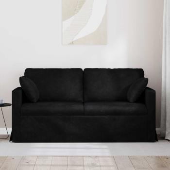 Sofa Schwarz 158 x 78 x 80 cm Samt