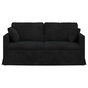 Sofa Schwarz 158 x 78 x 80 cm Samt
