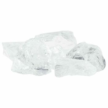 Gartensteine Weiß 12 cm Glas