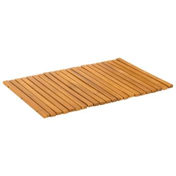 Badematte Natur 60 x 40 cm Massivholz Akazie