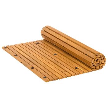 Badematte Natur 100 x 60 cm Massivholz Akazie