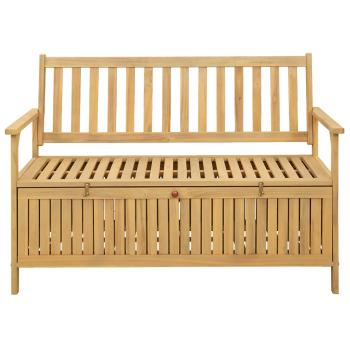 Garten-Aufbewahrungsbank 2 -Seater 120 x 63 x 84 cm Rechteckig