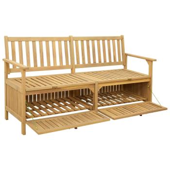 Garten-Aufbewahrungsbank 2 -Seater 148 x 63 x 84 cm Rechteckig