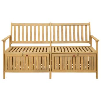 Garten-Aufbewahrungsbank 2 -Seater 148 x 63 x 84 cm Rechteckig