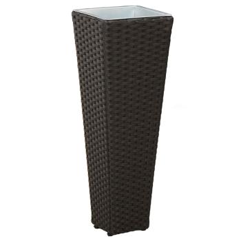 Set für Outdoor 3 stk. Schwarz 30 x 30 x 80 cm Metall