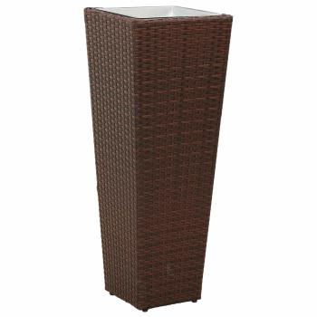 Set für Outdoor 3 stk. Braun 30 x 30 x 80 cm Metall